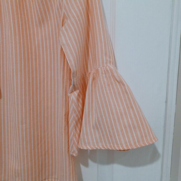Joe Fresh Statement Sleeve Top - Peach - Picture 3 of 5